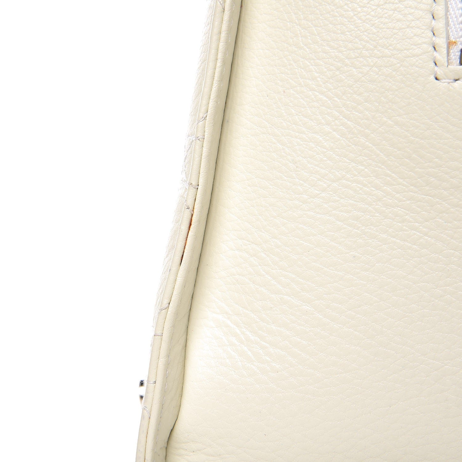 Christian Dior Calfskin Cannage Stitched Large East West Lady Dior White 17 of 29