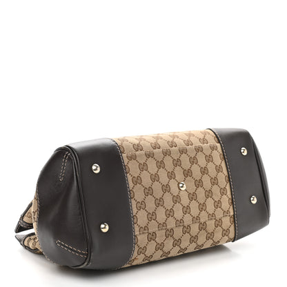 Gucci Monogram Web Medium Mayfair Tote Dark Brown 4 of 9