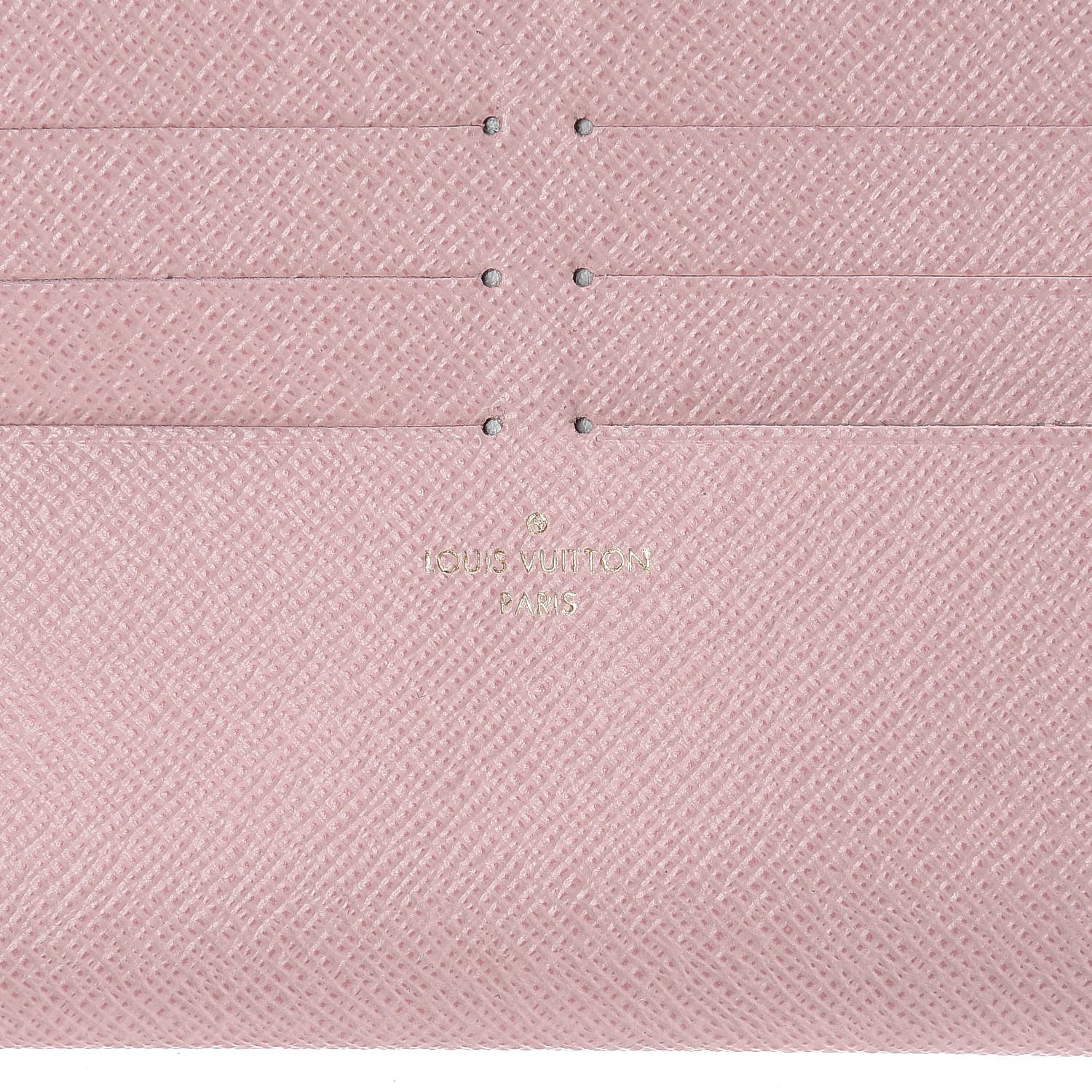 Louis Vuitton Calfskin Felicie Card Holder Insert Rose Ballerine 6 of 6