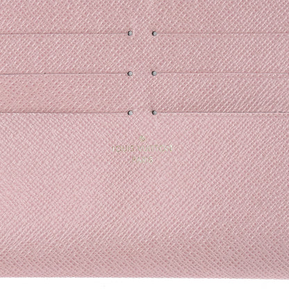 Louis Vuitton Calfskin Felicie Card Holder Insert Rose Ballerine 6 of 6