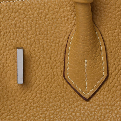 Hermes Taurillon Clemence Birkin 35 Curry 24 of 43