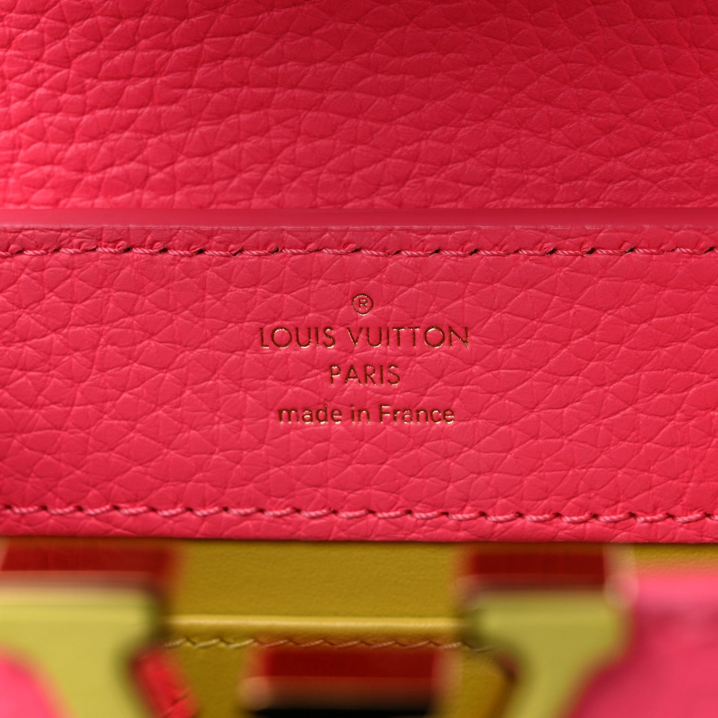 Taurillon Capucines Mini Dragon Fruit Pink Cedrat