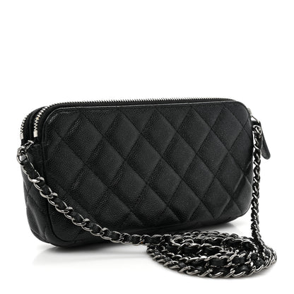 Chanel Caviar Quilted Small Clutch With Chain Black 3 of 12