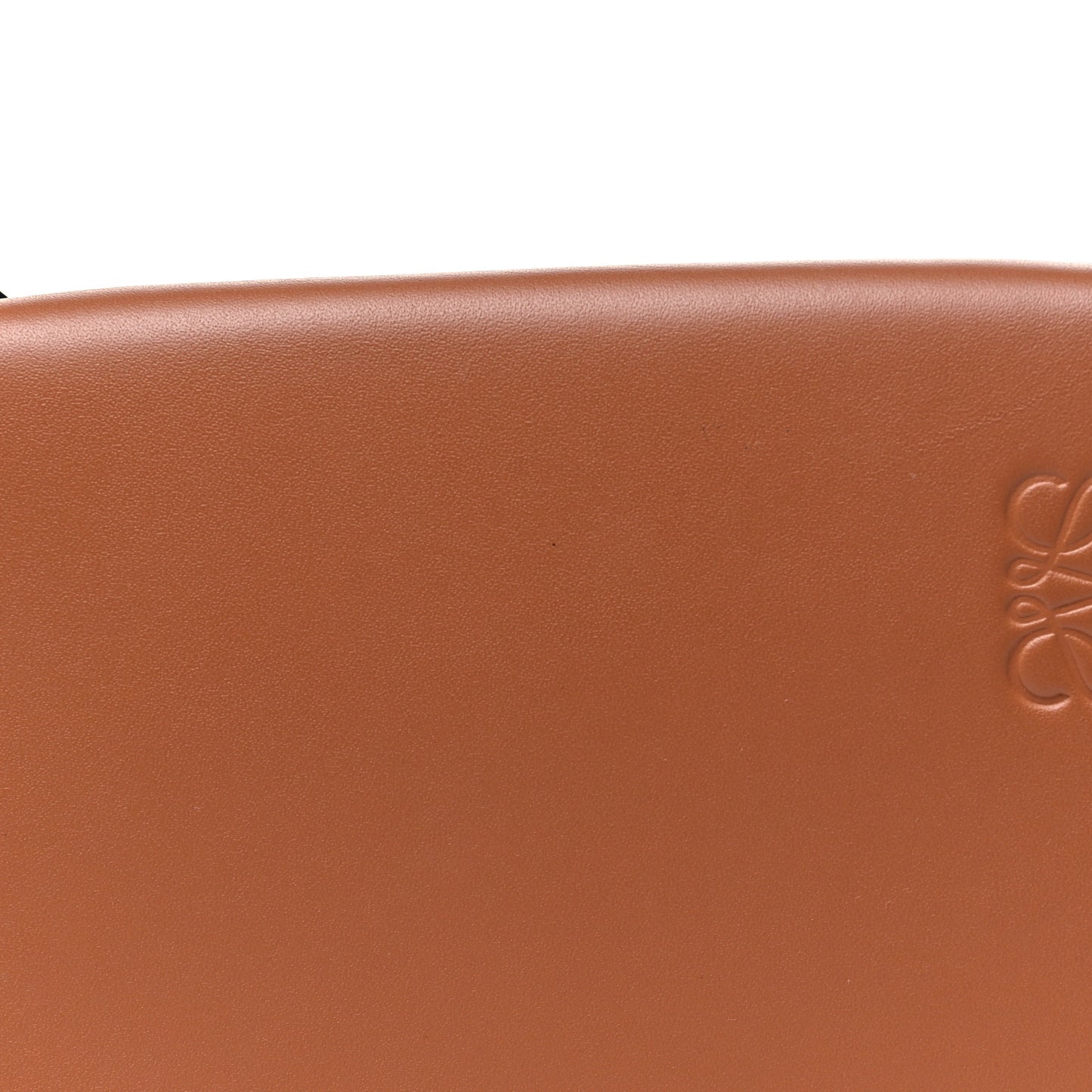 Soft Calfskin Heel Saddle Bag Tan