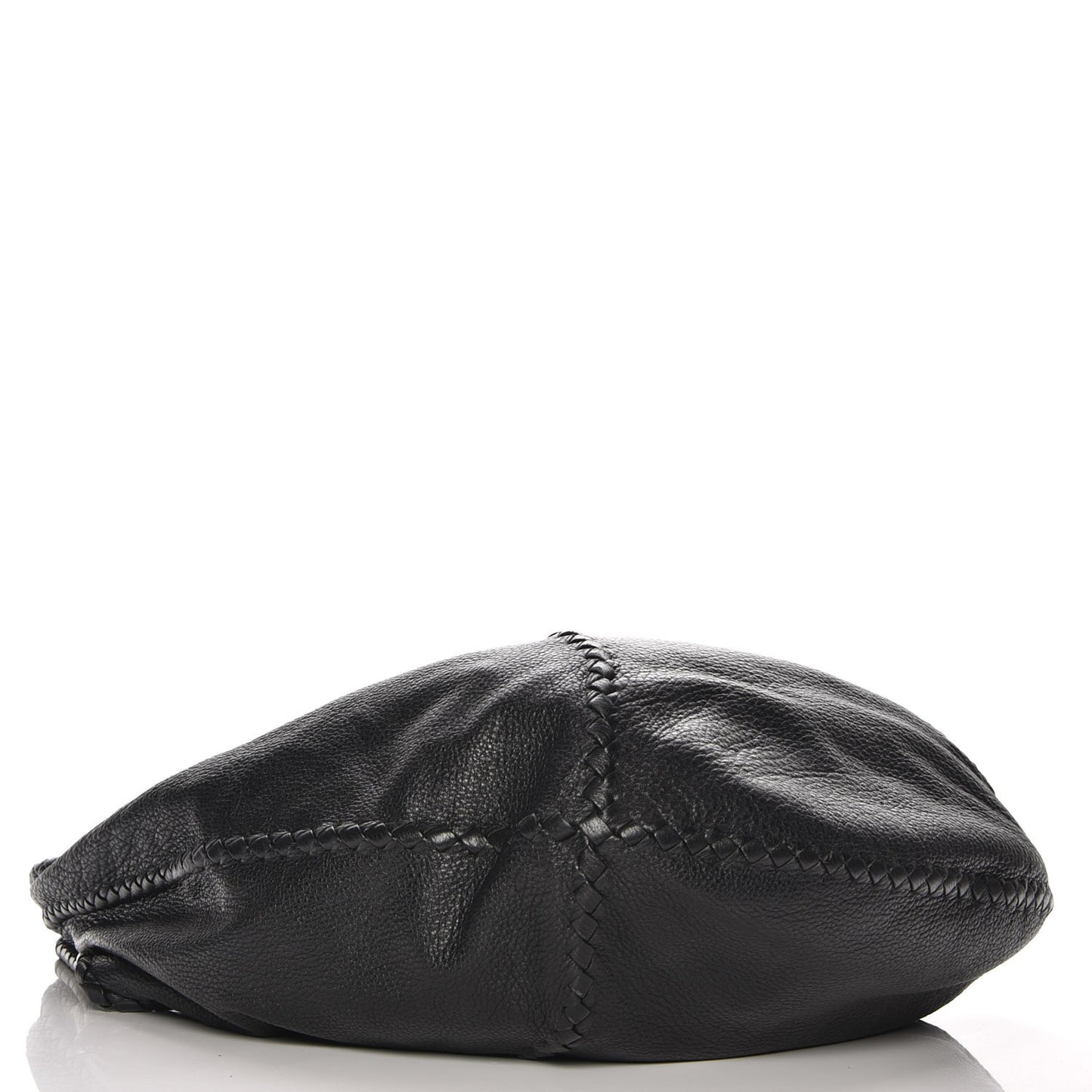 Cervo Deerskin Large Hobo Nero Black