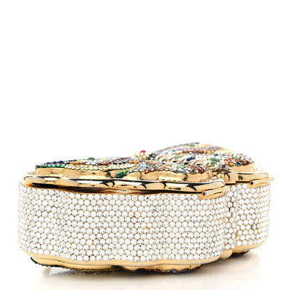 Judith Leiber Crystal Butterfly Celestrina Minaudiere Clutch Gold Multicolor 4 of 9