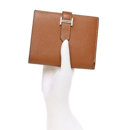 Hermes Epsom Bearn Compact Wallet Gold 2 of 7