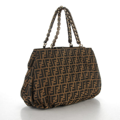 Fendi Zucca Mia Tote Tobacco 3 of 8