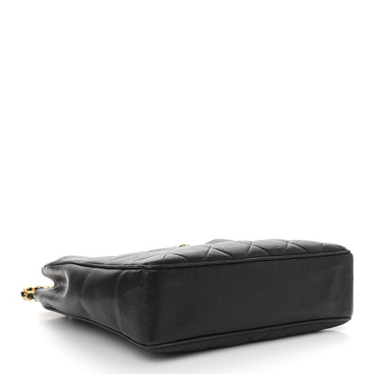 Chanel Caviar Quilted CC Shoulder Bag Black 3 of 11