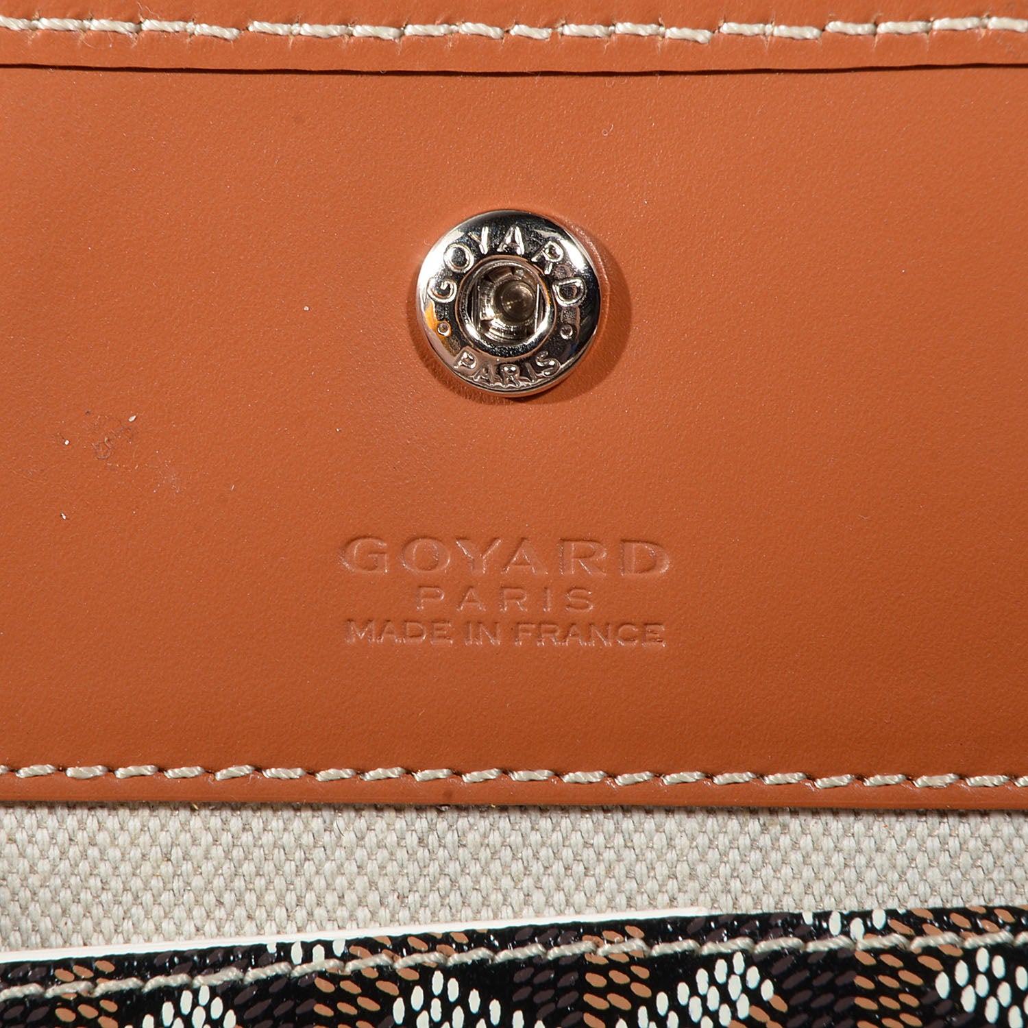 Goyard Goyardine Saint Louis GM Black Gold 8 of 10