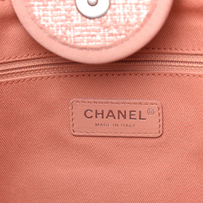 Chanel Straw Lurex Medium Deauville Tote Pink 8 of 10
