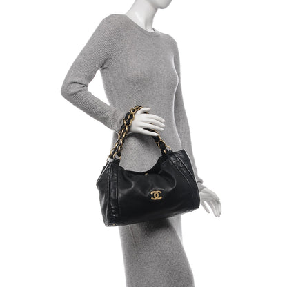 Chanel Lambskin Small Olsen Shoulder Bag Black 2 of 7