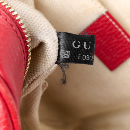 Gucci Pebbled Calfskin Small Soho Disco Bag Tabasco Red 8 of 14