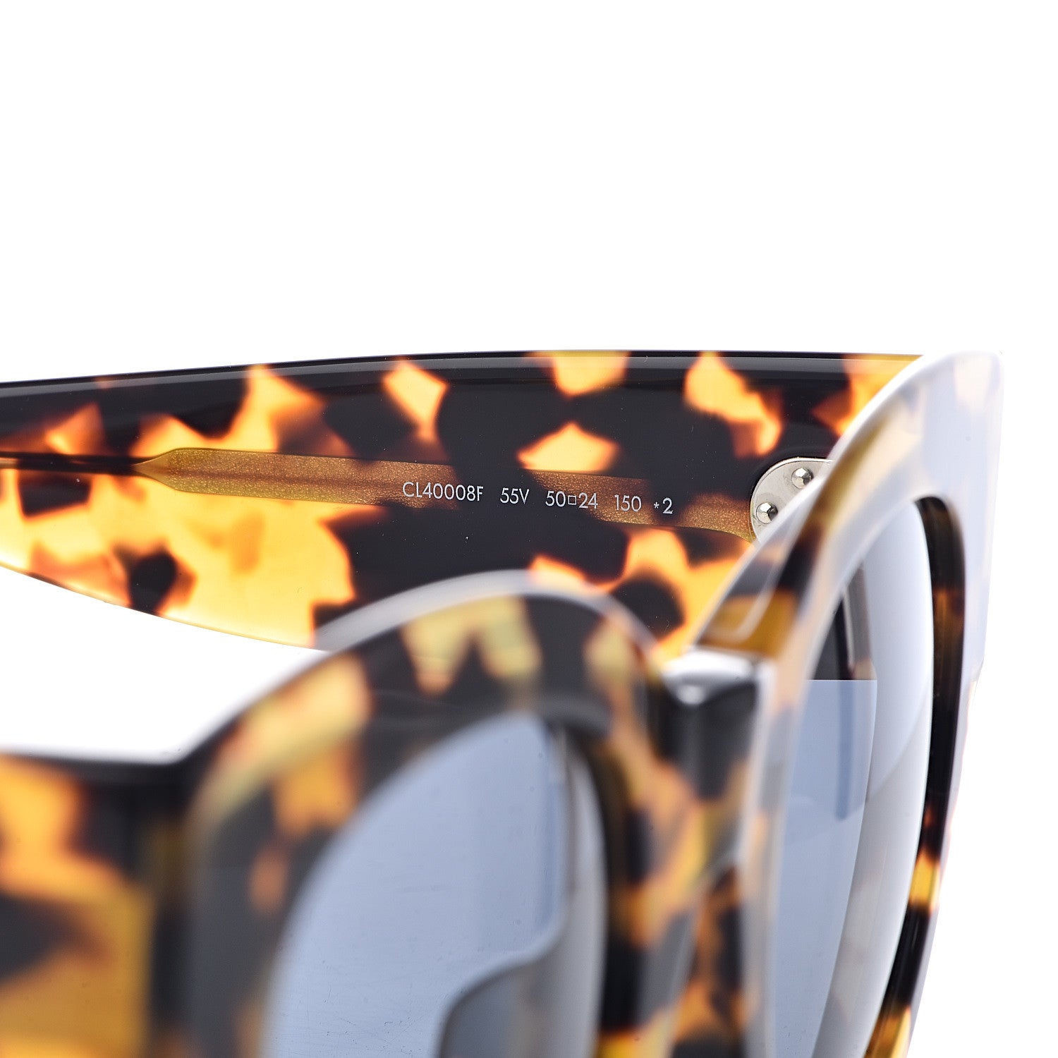 Celine Sunglasses CL 40008F Tortoise 6 of 6