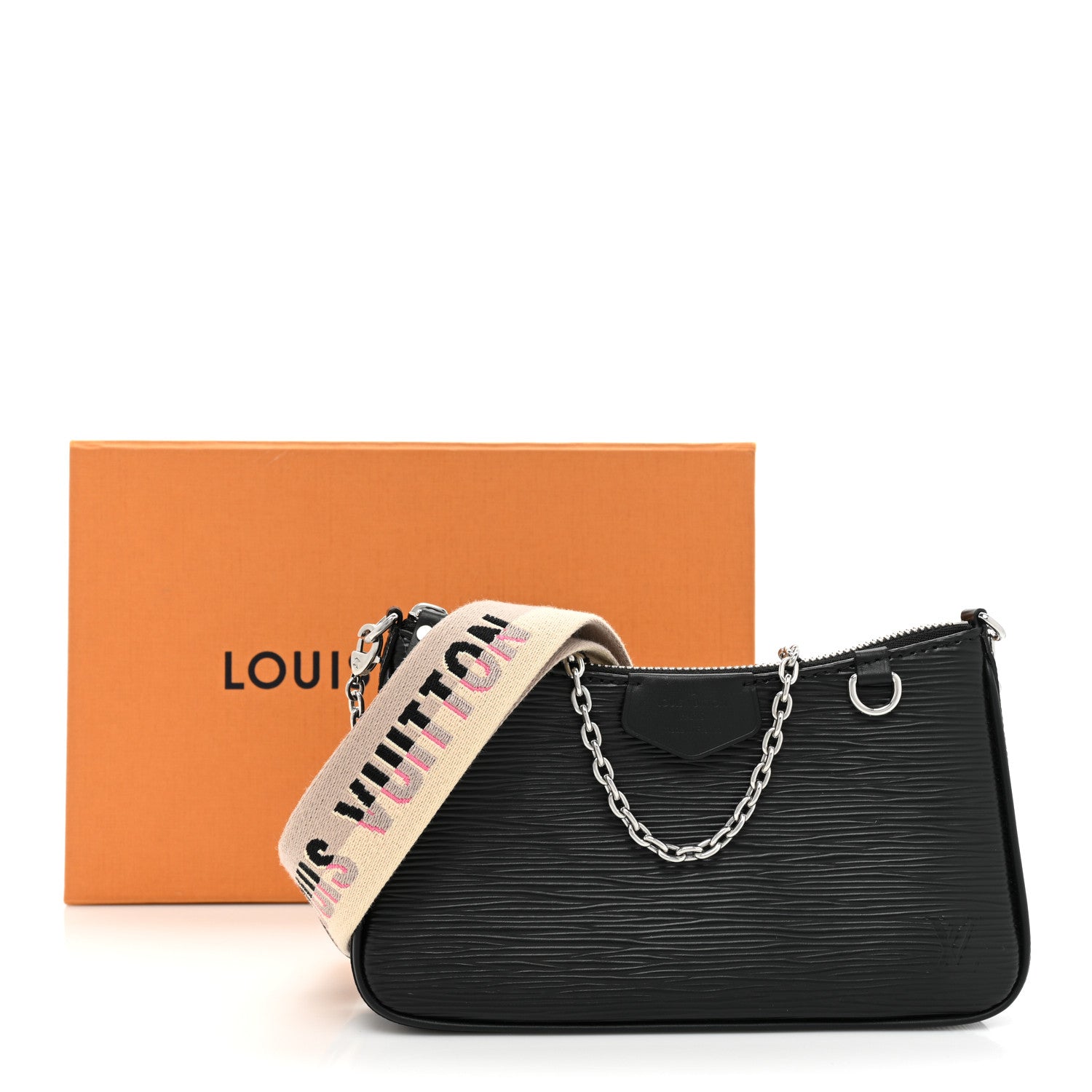 Louis Vuitton Epi Logo Easy Pouch On Strap Black 12 of 12