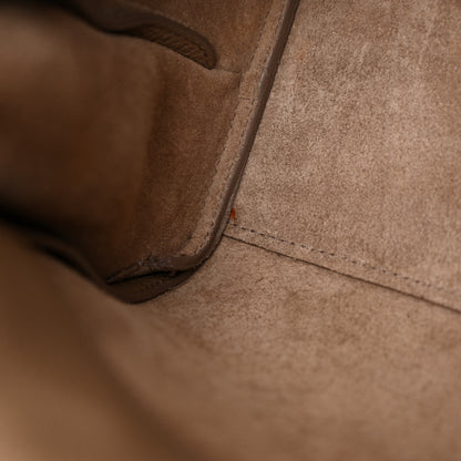 Saint Laurent Grained Calfskin Nano Supple Sac De Jour Taupe 12 of 14