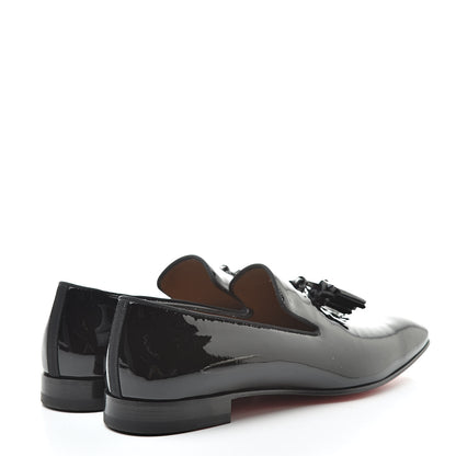 Christian Louboutin Patent Tassel Dandelion Mens Dandelion Flat Loafers 43.5 Black 4 of 7