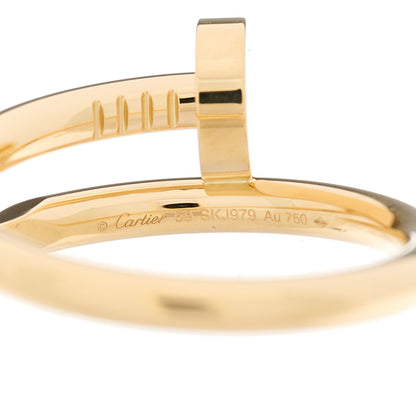 Cartier 18K Yellow Gold Juste Un Clou Ring 59 8.75 3 of 4