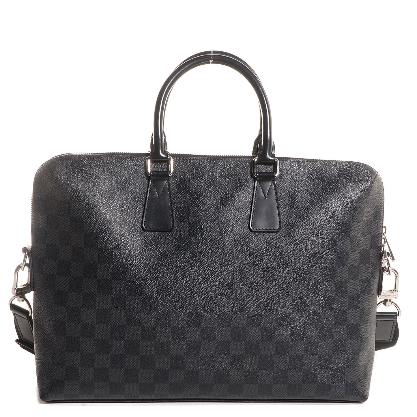 Damier Graphite Porte-Documents Jour