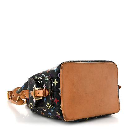 Louis Vuitton Monogram Multicolor Petit Noe Black 4 of 10