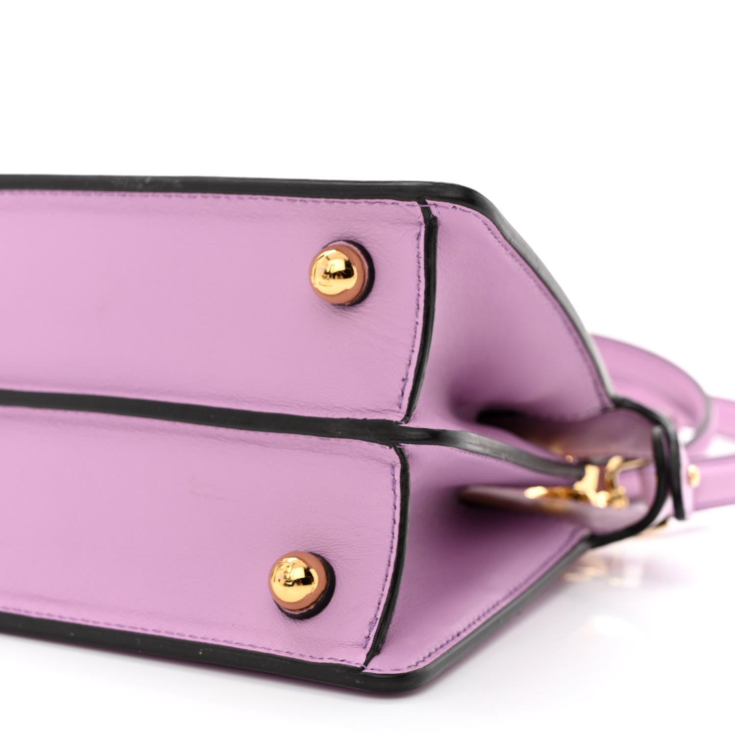 Fendi Shiny Nappa Petite Peekaboo I SEE U Satchel Violetta 11 of 12