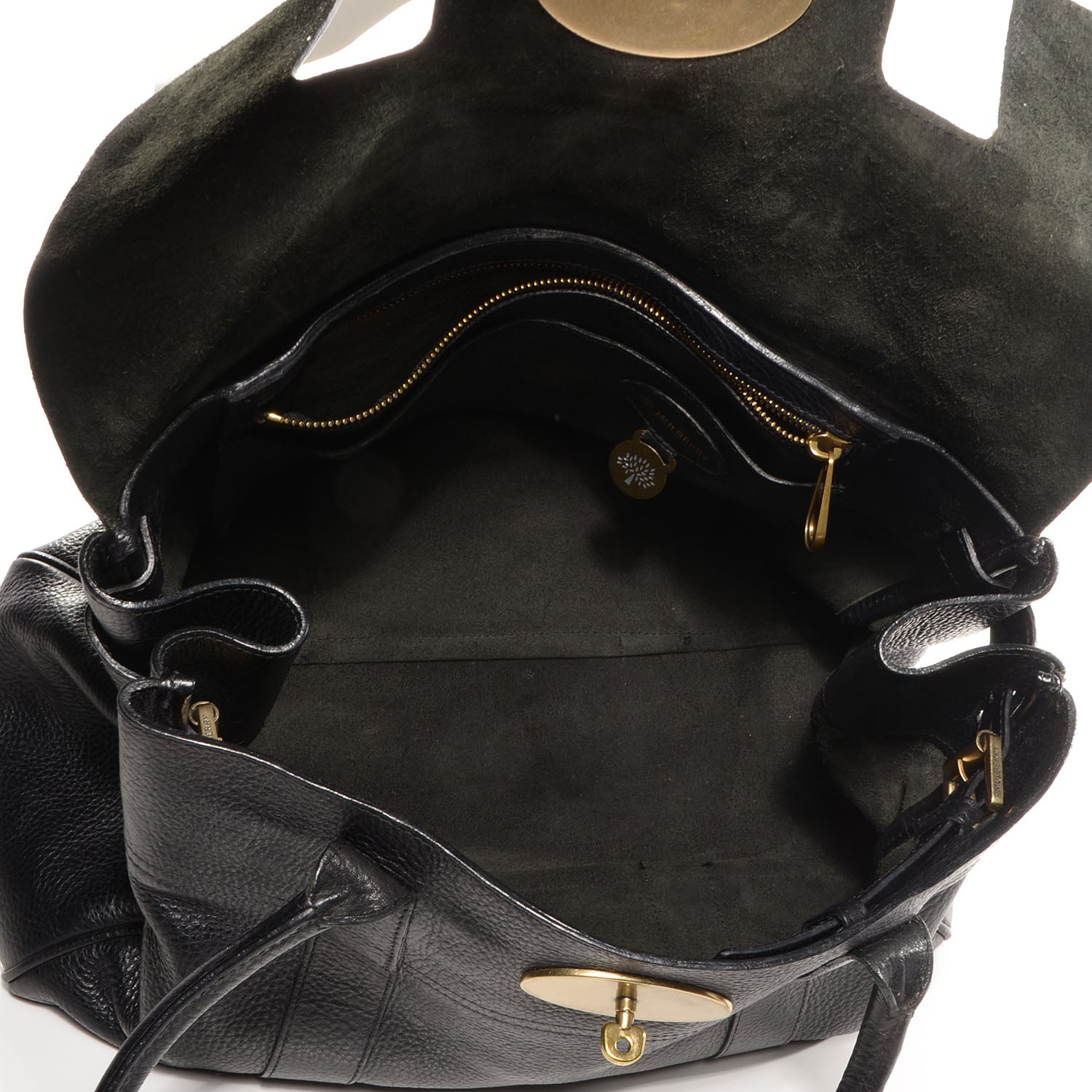Mulberry Natural Leather Bayswater Black 5 of 10