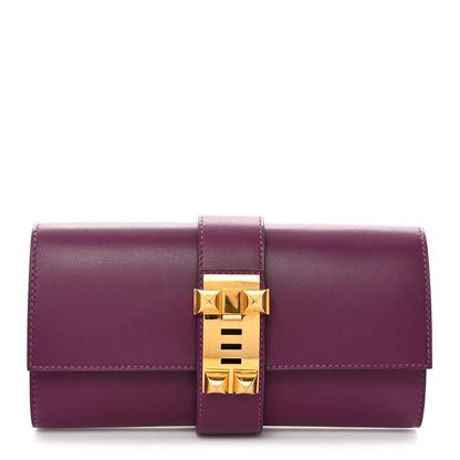 Hermes Tadelakt Medor 23 Clutch Anemone 1 of 8