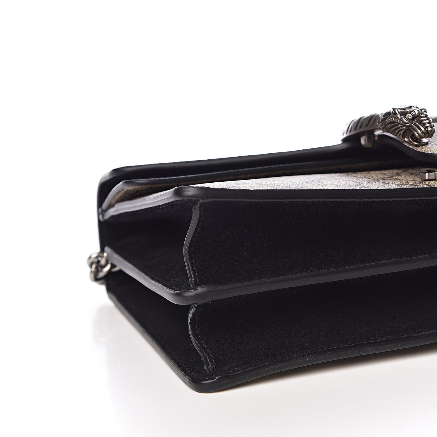 GG Supreme Monogram Small Dionysus Shoulder Bag Black