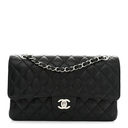 Chanel Caviar Quilted Medium Double Flap Black 1 of 11