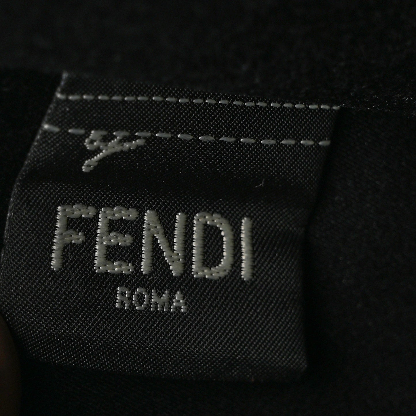 Glazed Fabric Vitello Century FF 1974 Stamp Patch Mini Peekaboo Defender Cover Mogano Panna Caramello