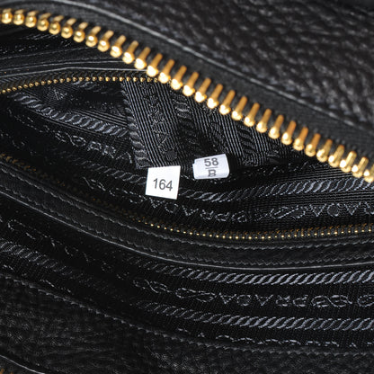 Prada Vitello Daino Shoulder Bag Nero Black 7 of 7