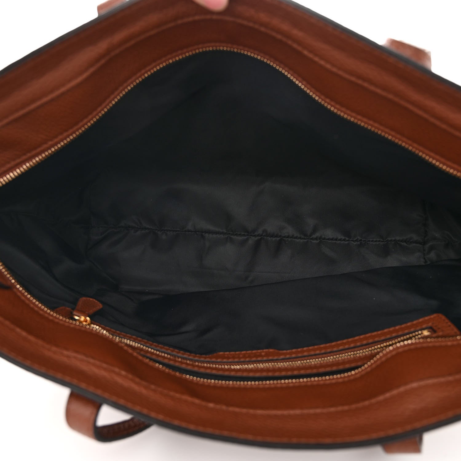 Burberry Calfskin Logo Embossed Medium Ardwell Tote Tan 5 of 9