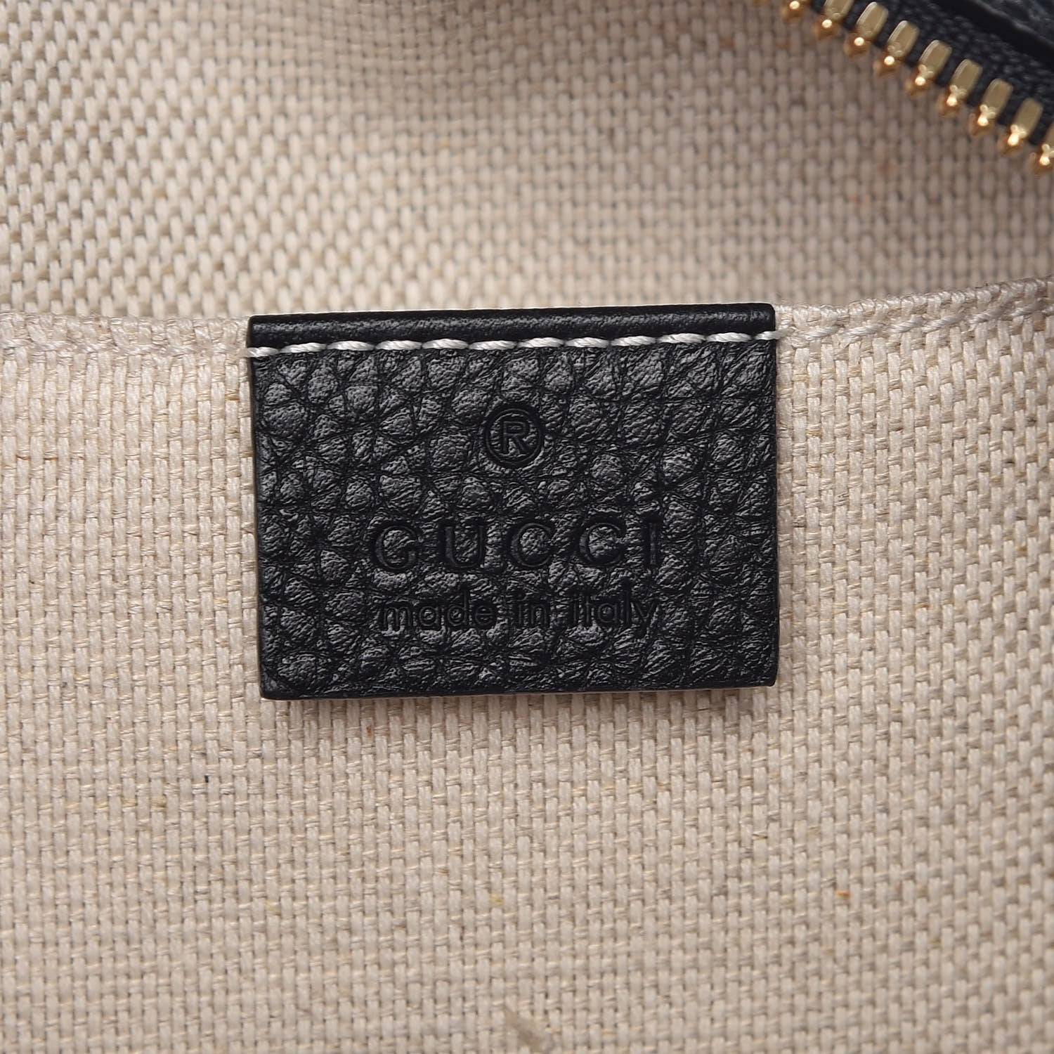 Gucci Pebbled Calfskin Small Soho Disco Bag Black 6 of 7
