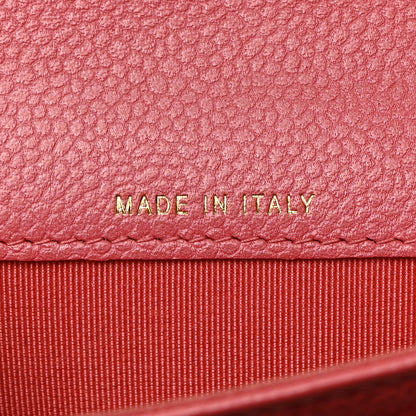 Chanel Caviar Quilted Flap Card Holder Pink 7 of 14