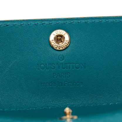 Louis Vuitton Vernis Ludlow Wallet Blue Galactic 5 of 6