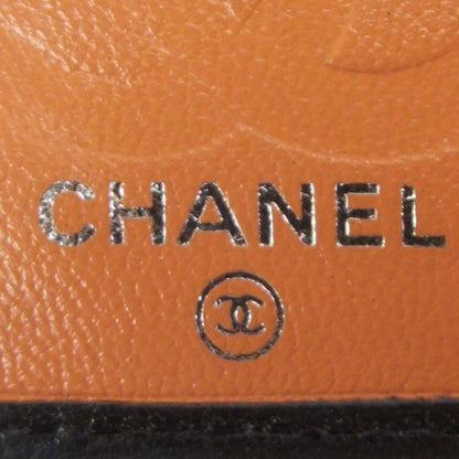 Chanel Leather Python Cambon Wallet Black 8 of 10