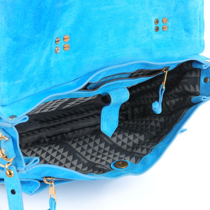Proenza Schouler Suede Large PS1 Satchel Rip Tide 7 of 11