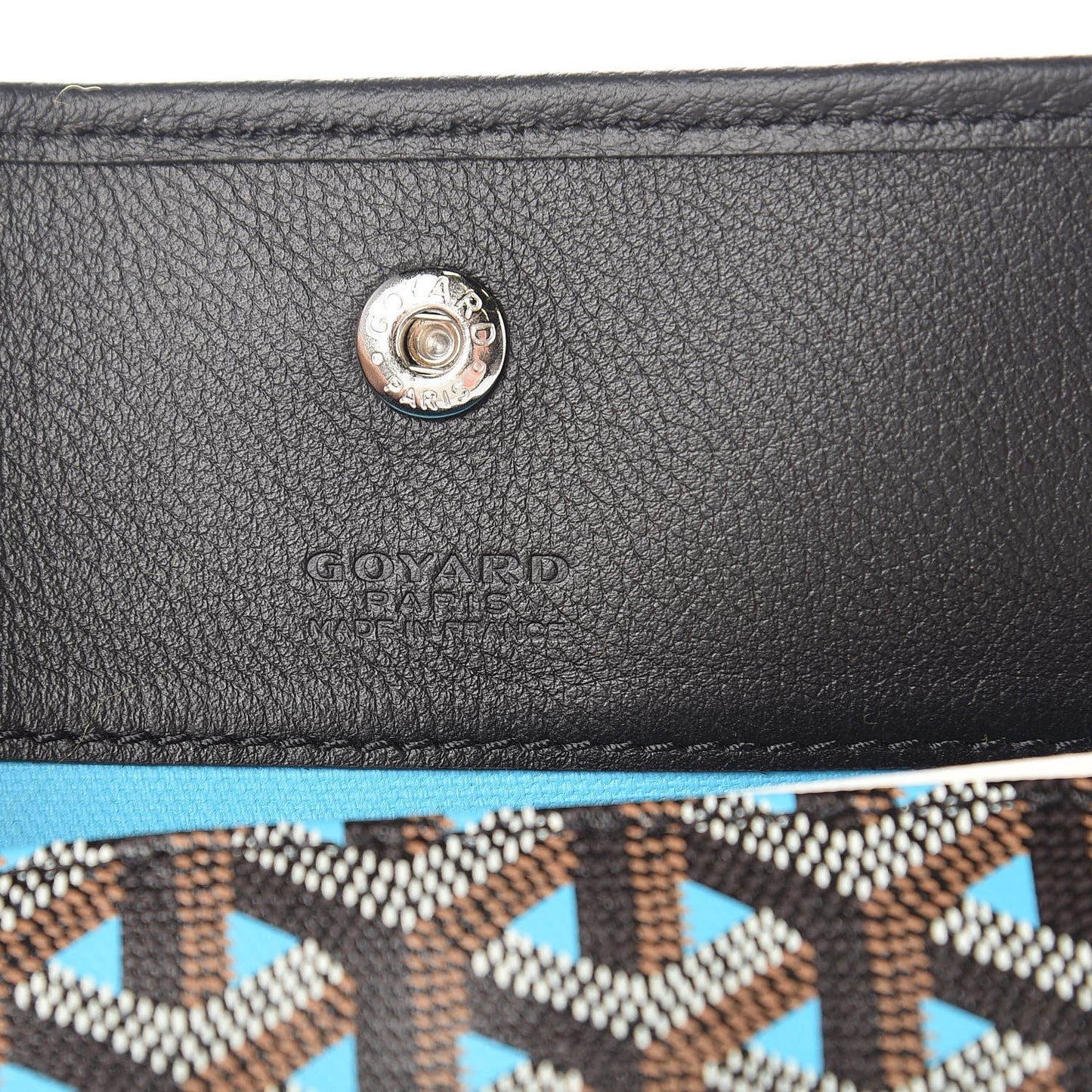 Goyardine Saint Louis Claire Voie PM Black Blue