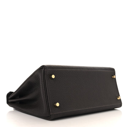 Hermes Togo Kelly Retourne 28 Bai Brun 4 of 12