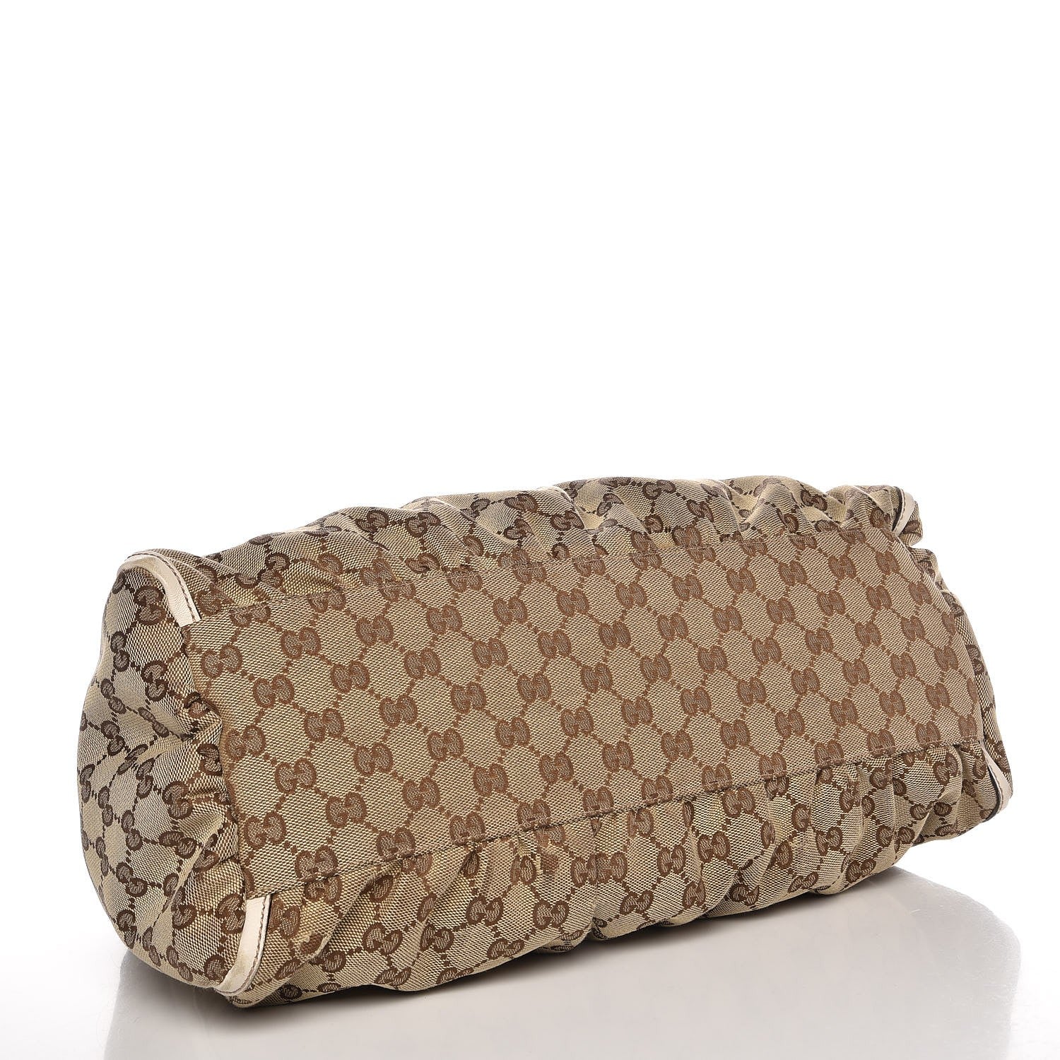Gucci Monogram Large D Gold Ring Hobo Off White 4 of 20