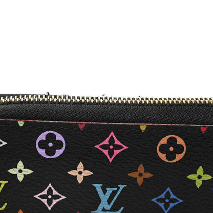 Louis Vuitton Monogram Multicolor Zippy Coin Purse Black Grenade 7 of 7
