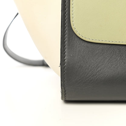 Celine Smooth Calfskin Medium Tri-Color Trapeze Pistachio 9 of 26