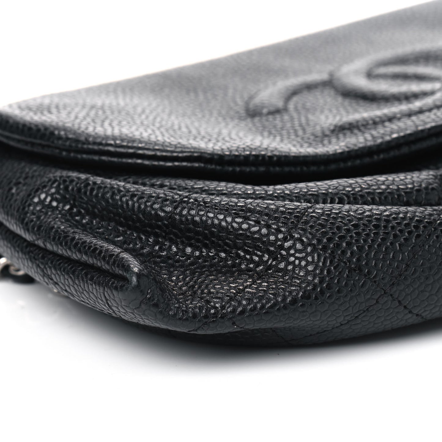 Caviar Half Moon Wallet On Chain WOC Black