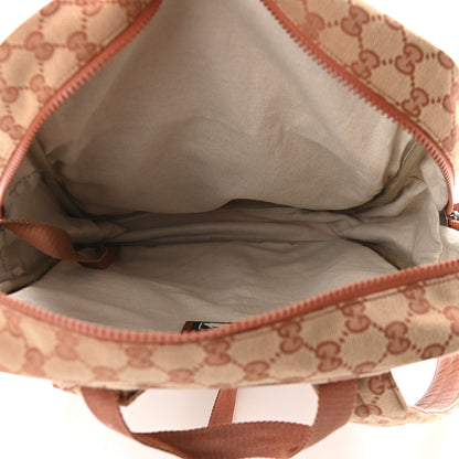 Gucci X MLB GG Monogram NY Yankees Medium Backpack Beige Ruggine Ivory 5 of 10
