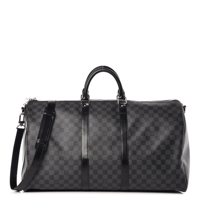Louis Vuitton Damier Graphite Keepall Bandouliere 55 1 of 18
