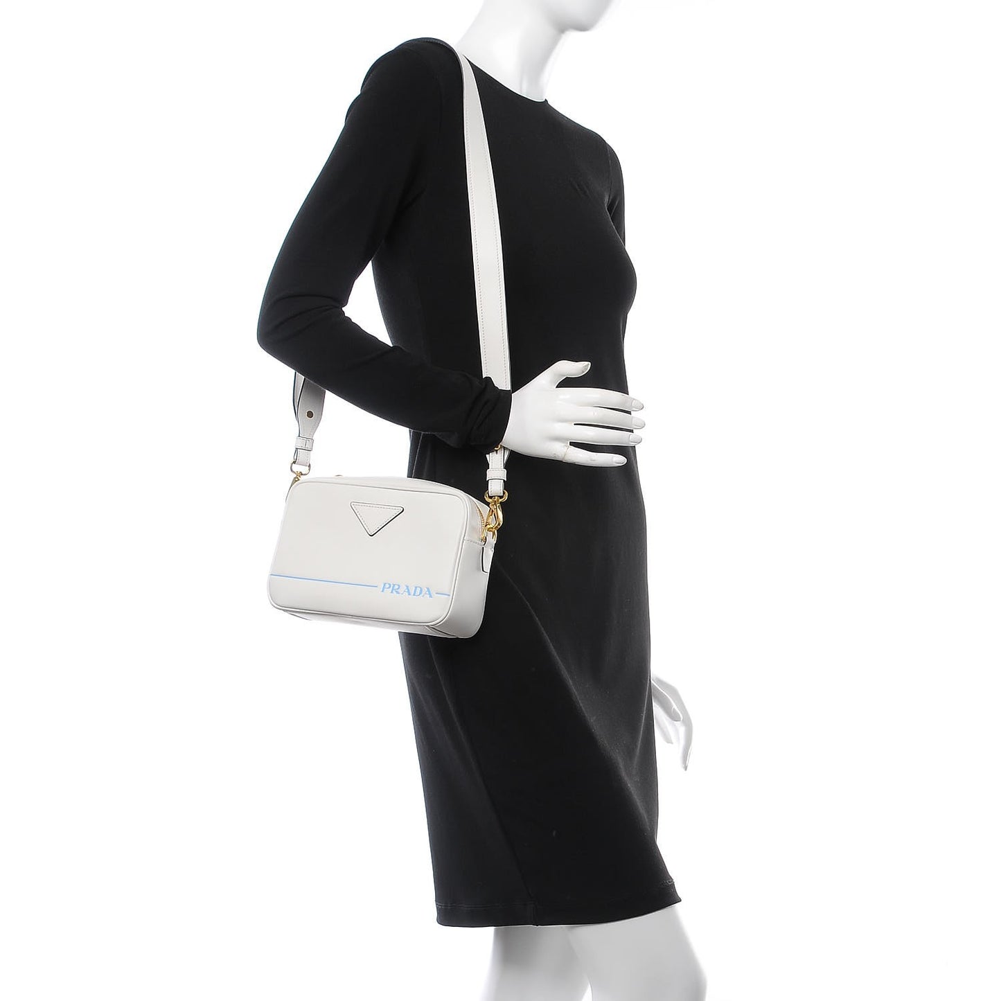 City Calf Mirage Camera Bag White