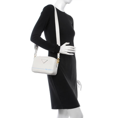 Prada City Calf Mirage Camera Bag White 2 of 7