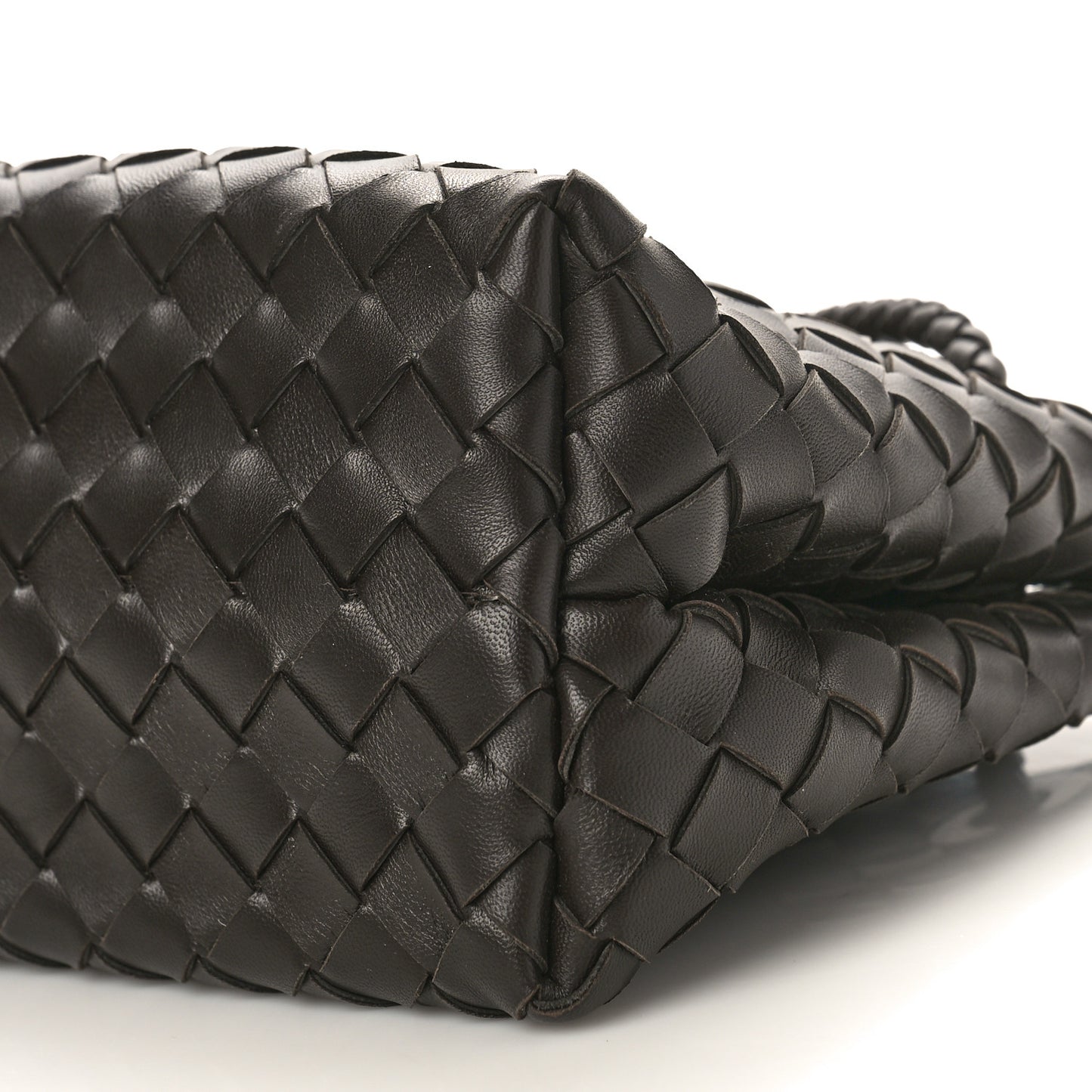 Nappa Intrecciato Small East West Andiamo Shoulder Bag Fondant