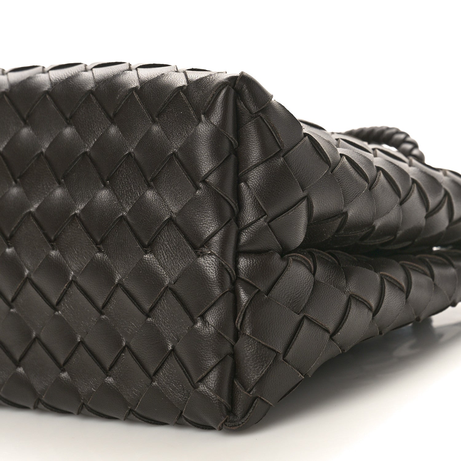Bottega Veneta Nappa Intrecciato Small East West Andiamo Shoulder Bag Fondant 9 of 9