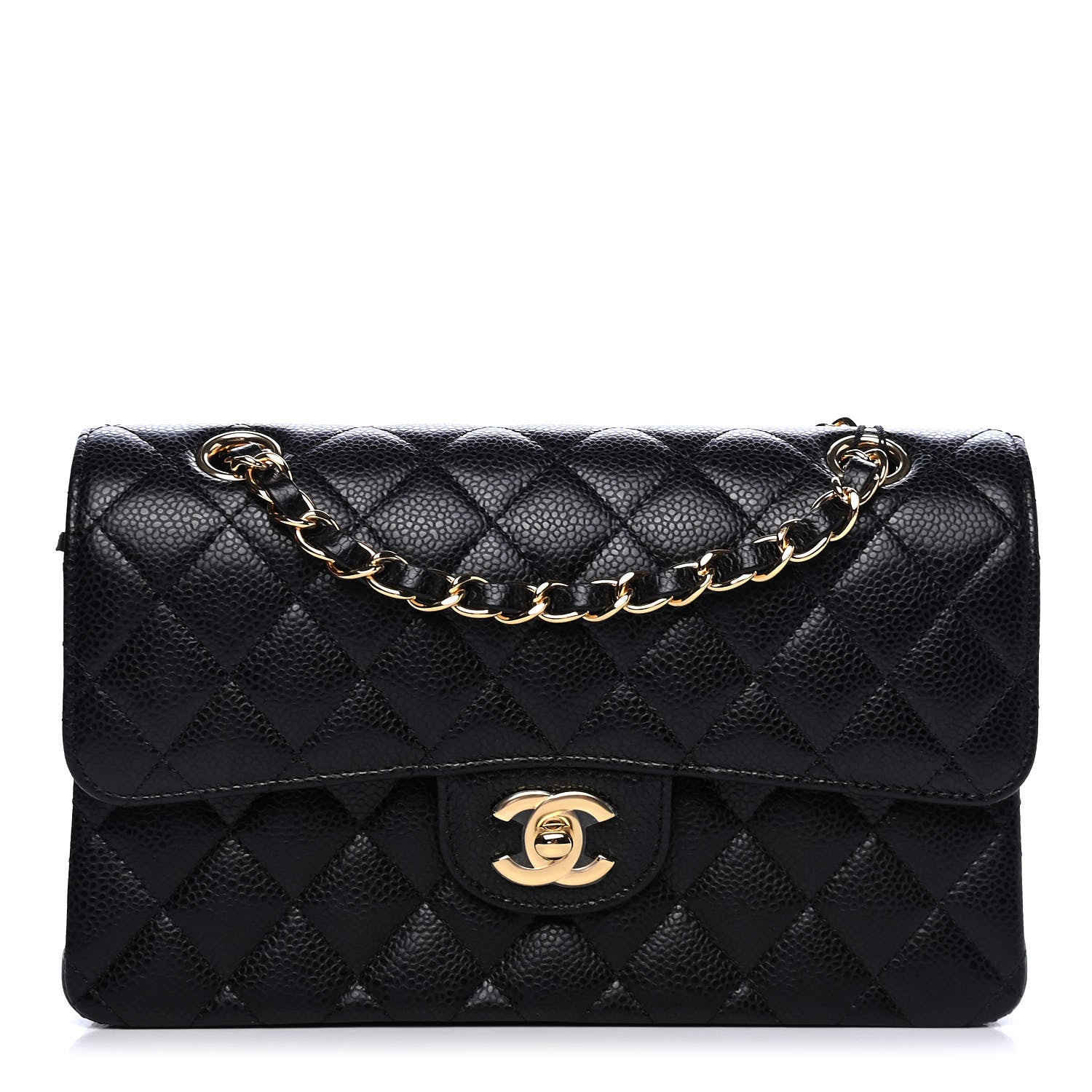 Chanel Caviar Quilted Small Double Flap Black 1 of 4